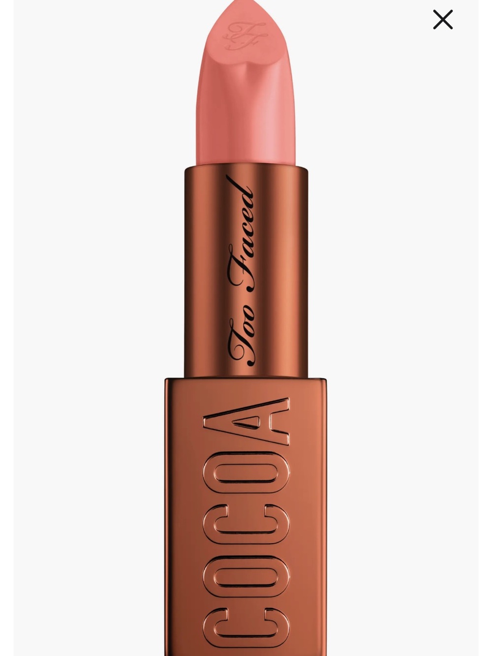 Too faced cocoa bold lipstick buttercream new